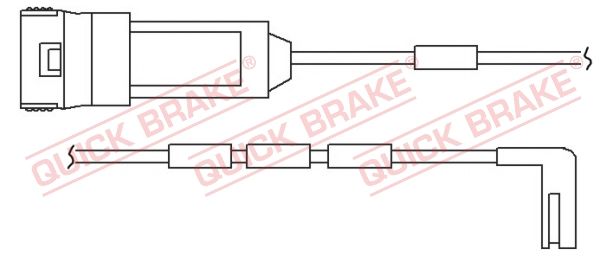 QUICK BRAKE Indikators, Bremžu uzliku nodilums WS 0124 A